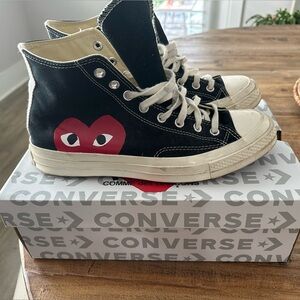 Converse x PLAY Comme des Garçons Chuck 70 men’s size 10